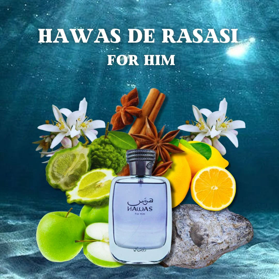 Rasasi Hawas For Him EDP 100 ML Hombre
